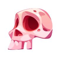 Cartoon skull 